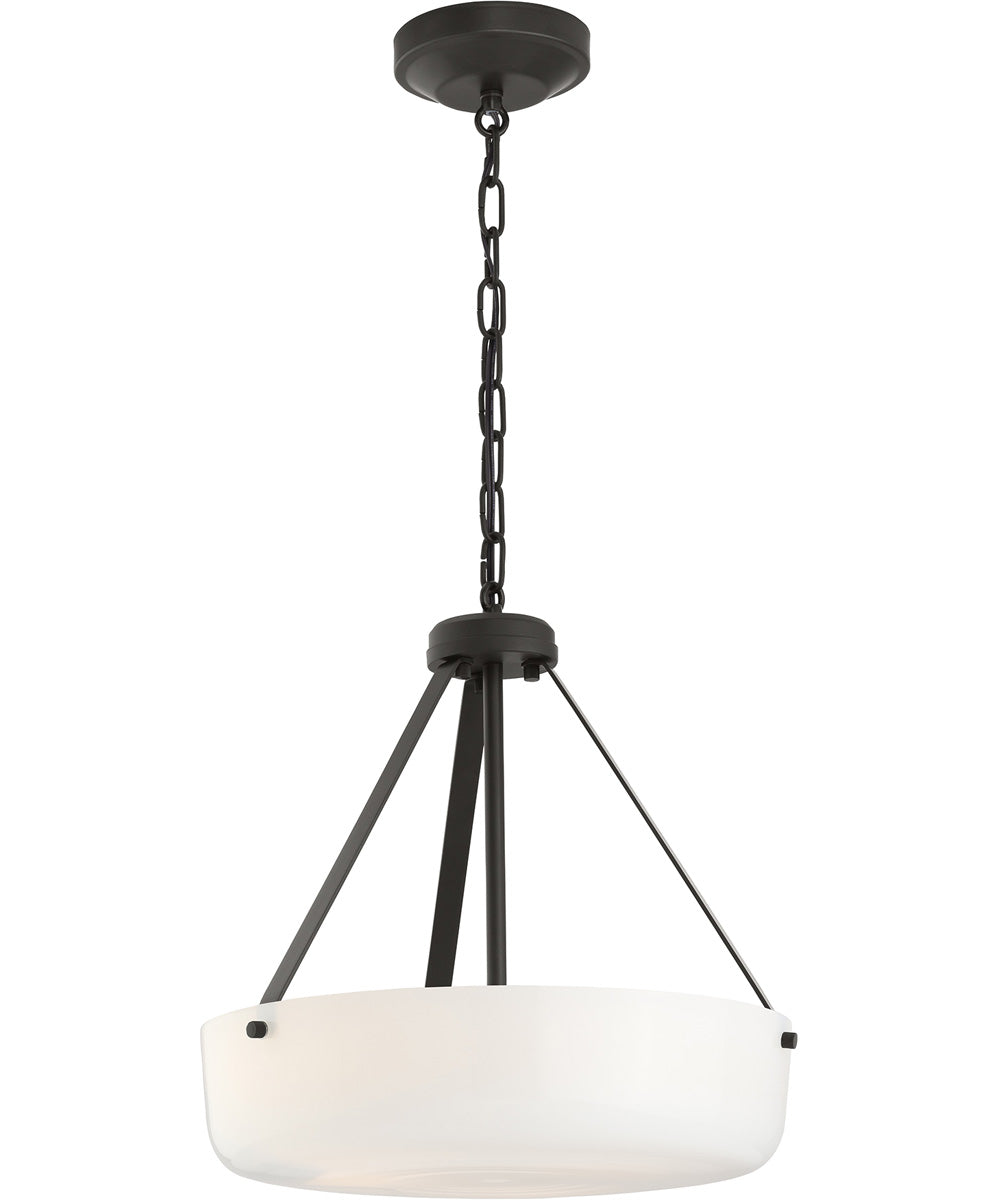 Lieon 2-Light Convertible Pendant Antique Bronze