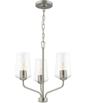 Celino 3-Light Chandelier Brushed Nickel