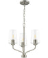 Celino 3-Light Chandelier Brushed Nickel