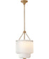 Adella 4-Light Medium Pendant in Lacquered Brass