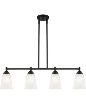 Malone 4 Light Island Matte Black