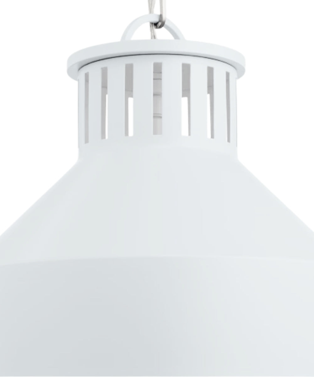 12"w Montauk 3-Light Vintage Pendant Light Fixture Creamy White Finish by Kichler