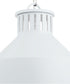 12"w Montauk 3-Light Vintage Pendant Light Fixture Creamy White Finish by Kichler