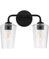 Celino 2-Light Bath & Vanity Black