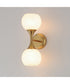 Neve 2-Light Wall Sconce Natural Aged Brass