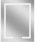 LED Cabinet Mirror 1-Light Mirror White