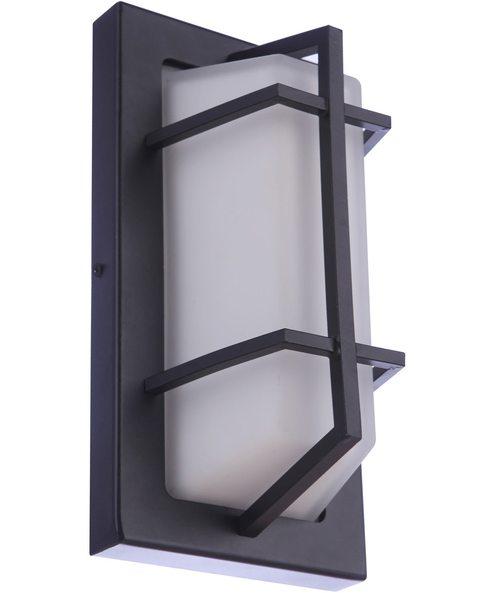 Bulkhead Rectangular 1-Light Outdoor Lighting Textured Black