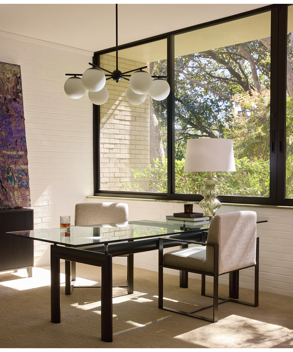 Jasper 3-light Chandelier Matte Black