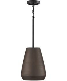 Della 1-Light Pendant Terracotta Umber