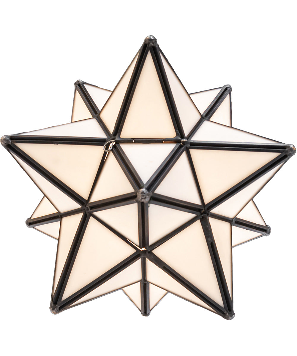 10" Wide Moravian Star Pendant