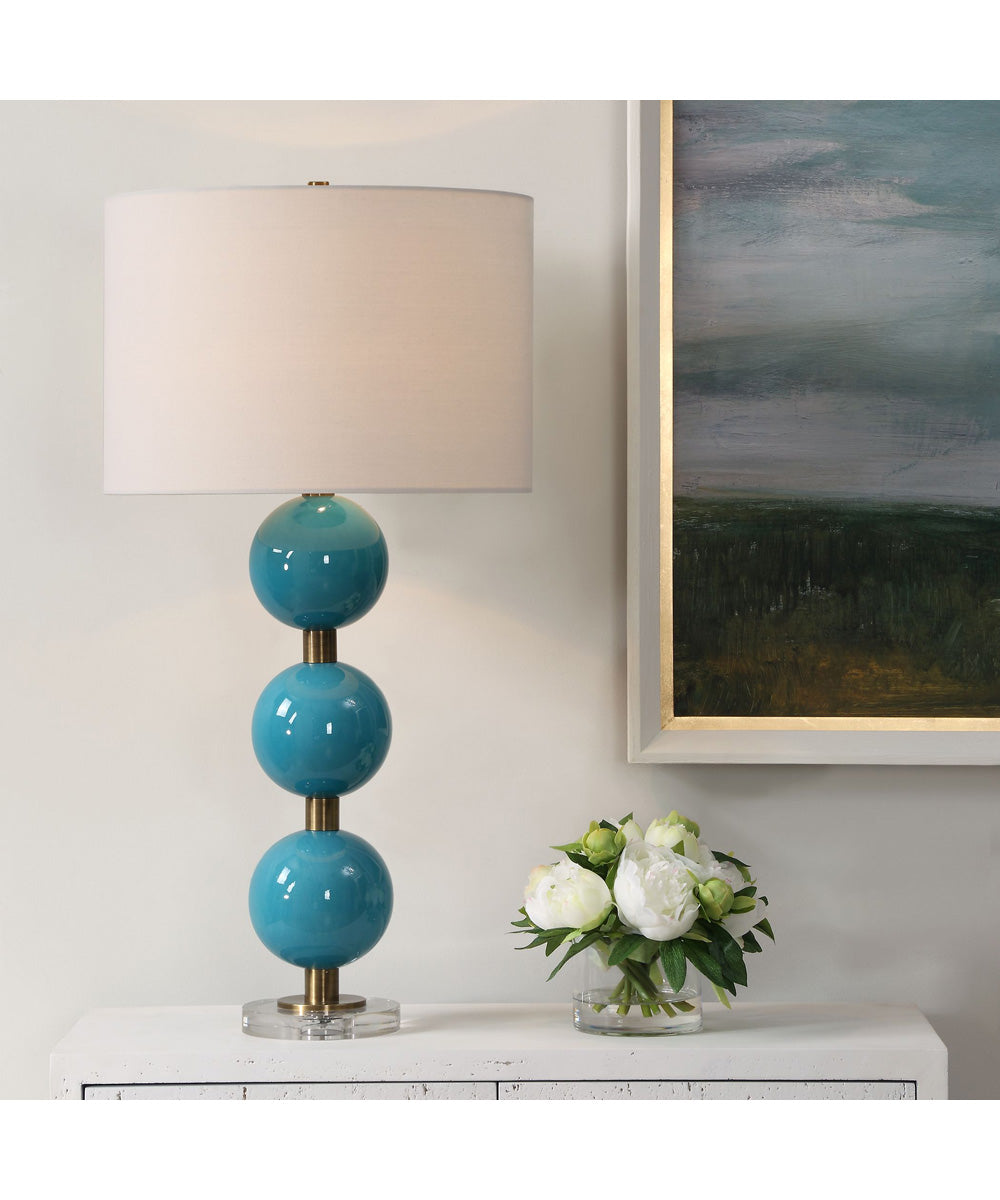 Palawan Blue Glaze Table Lamp