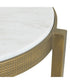 Ocilla Antique Brass Accent Table