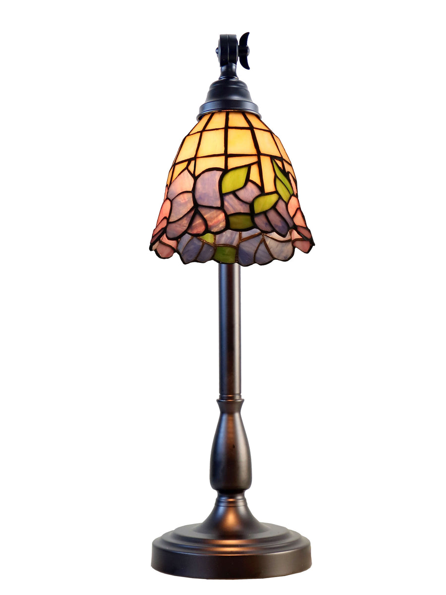 De Anaza 24 Inch  Tall Handmade Tiffany Desk Lamp