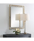 It's All Connected Rectangle Brass Mirror