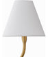 Sophia Wall Mount Light Fixture Brushed Brass