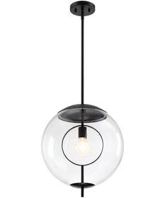 Celeste 1 Light Pendant Matte Black