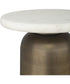 Reiss Marble & Brass Drink Table