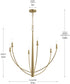 Jheni 6-Light Large Chandelier Brushed Gold