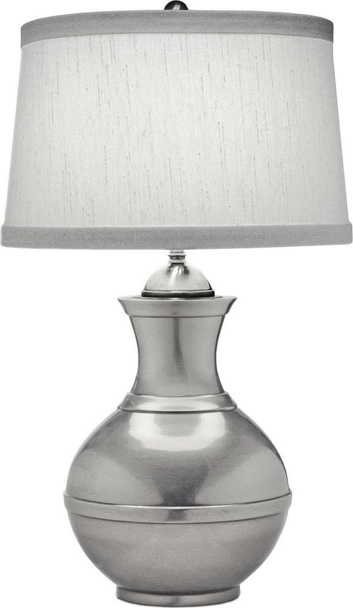 28"H 3-Way Table Lamp Antique Nickel