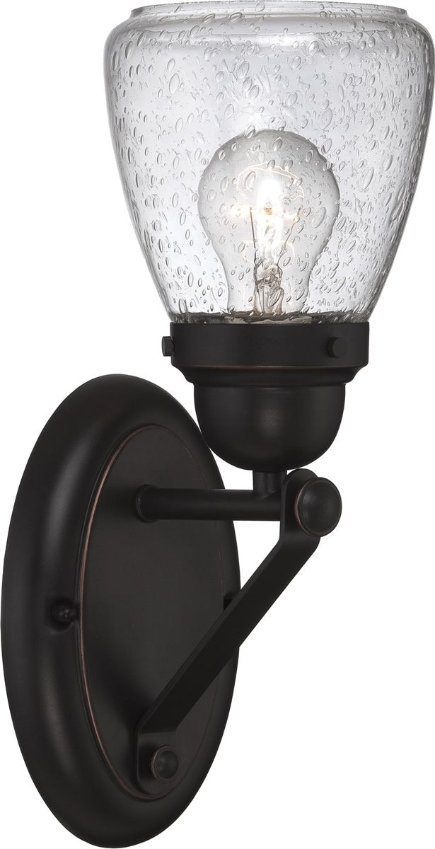 5"W Laurel 1-Light Vanity & Wall Sudbury Bronze