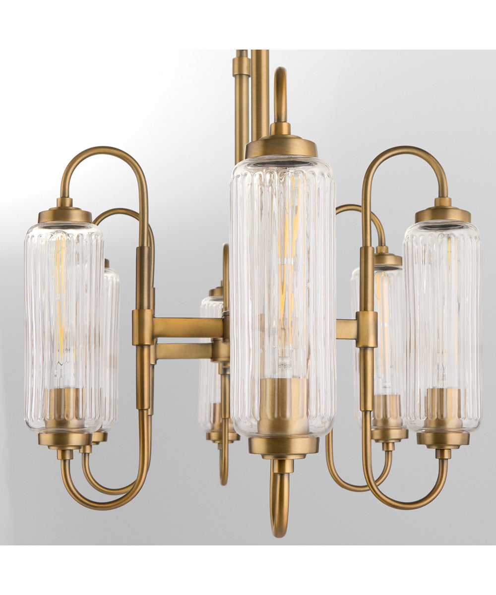 Whitmire 6-light Pendant Brushed Brass