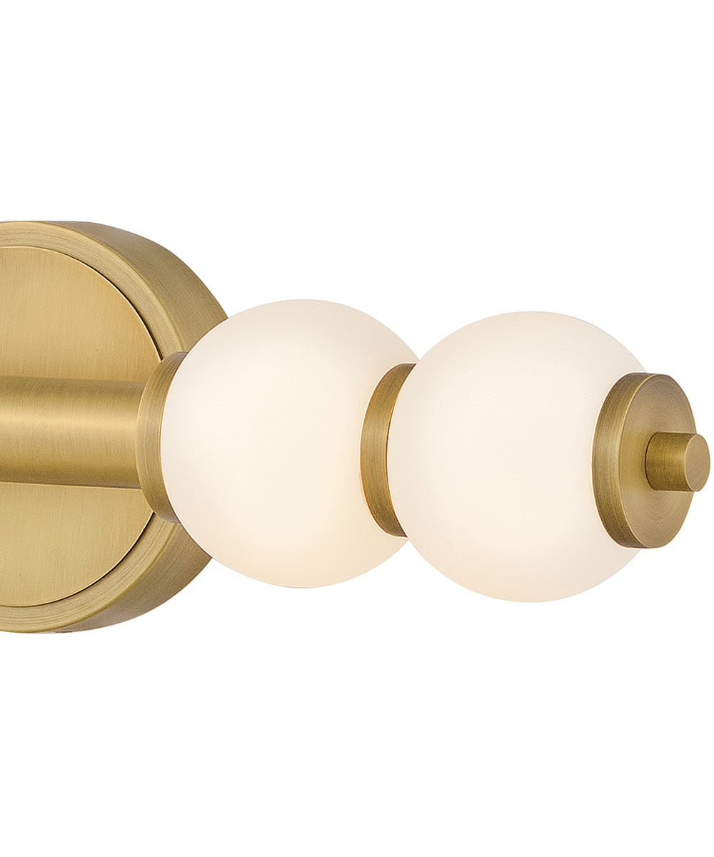Trigo LED-Light Large LED Sconce in Lacquered Brass