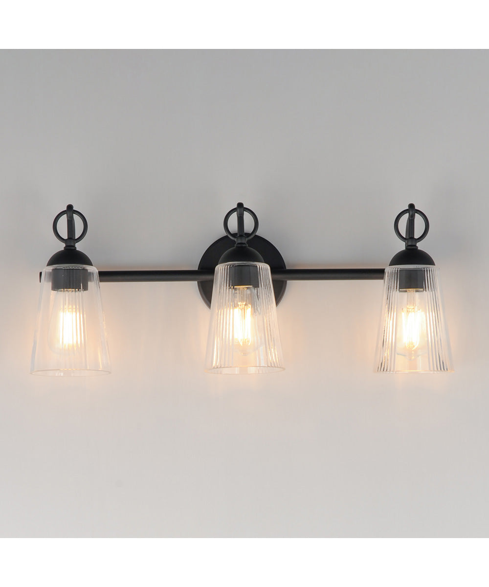 Jackson Hole 3-Light Bath Vanity Black