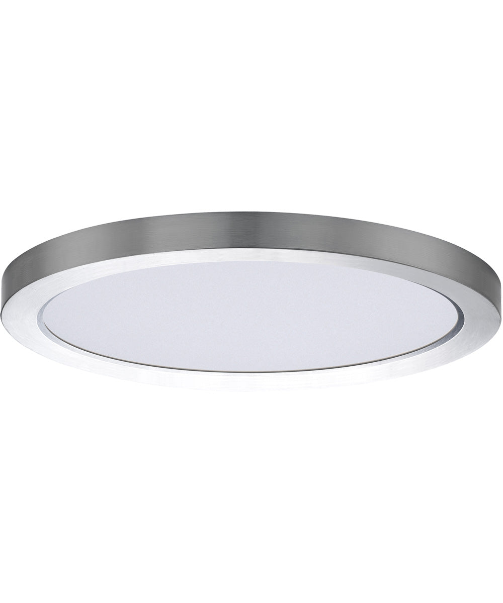 Chip 11 inch 26W RD LED Flush Mount 3000K Satin Nickel