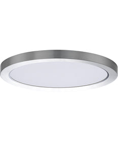 Chip 11 inch 26W RD LED Flush Mount 3000K Satin Nickel