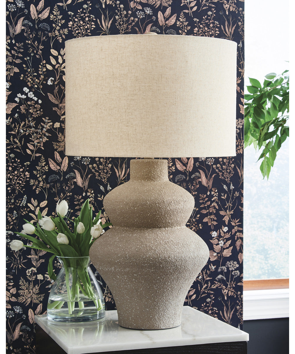Jossleigh Metal Table Lamp Beige