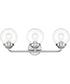 Knoll 3 Light Vanity Chrome