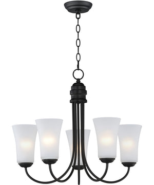 Logan 5-Light Chandelier Black