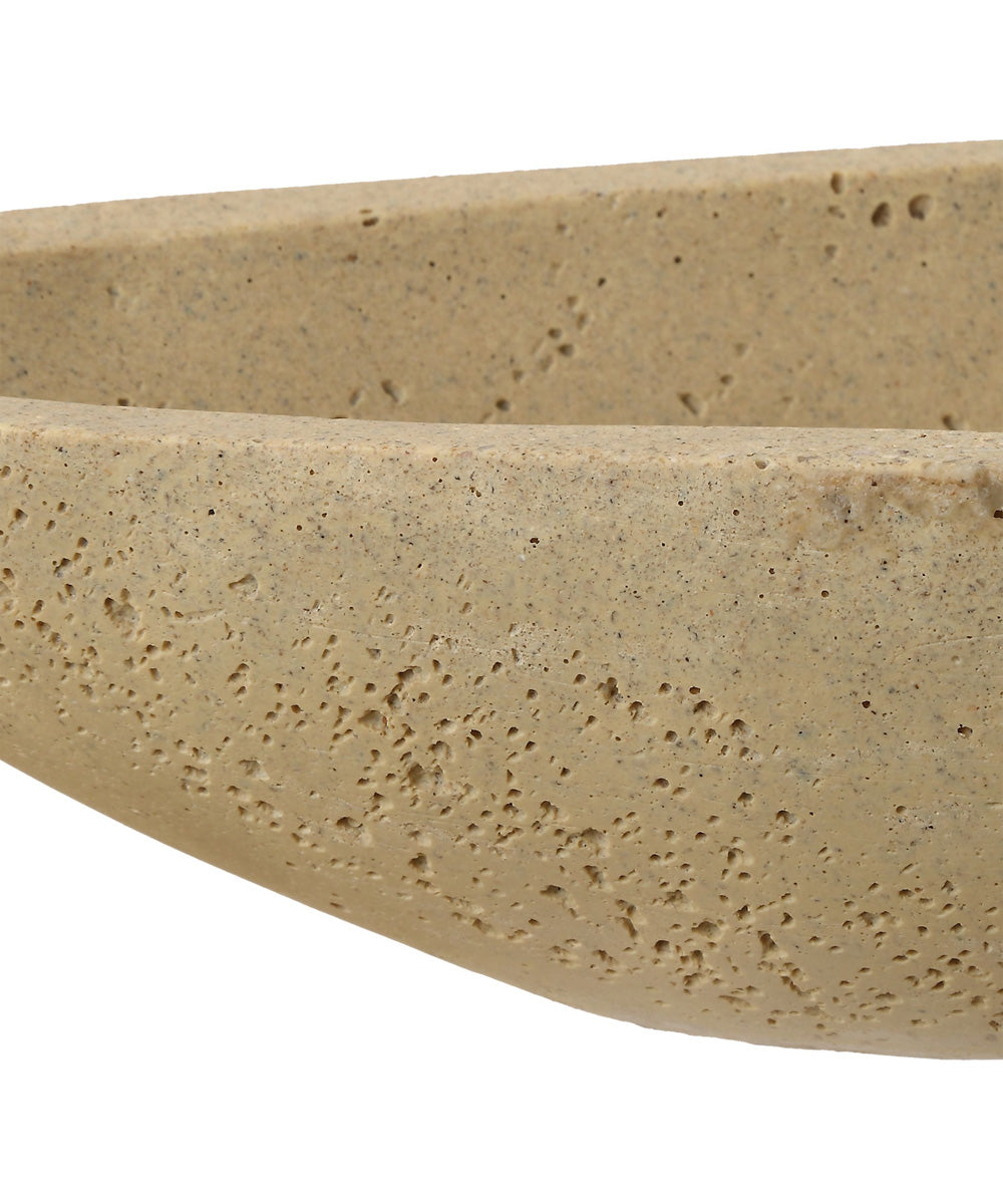 Vessel Cast Ivory Canoe Bowl