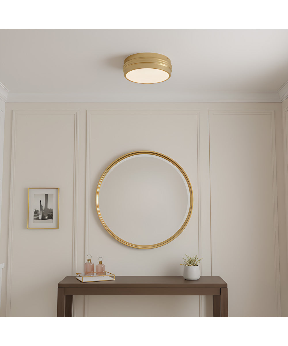 Emmett 3-light Flush Mount Brushed Gold