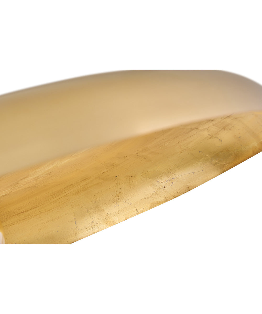 Sadie 1-Light Medium Dome Chandelier in Lacquered Brass