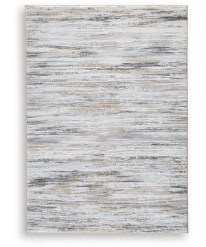 Nace Memory Foam Medium Rug Gray/Brown/White