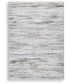 Nace Memory Foam Medium Rug Gray/Brown/White