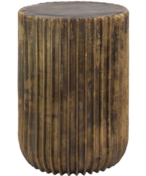 Peaks And Valleys Gold Accent Table