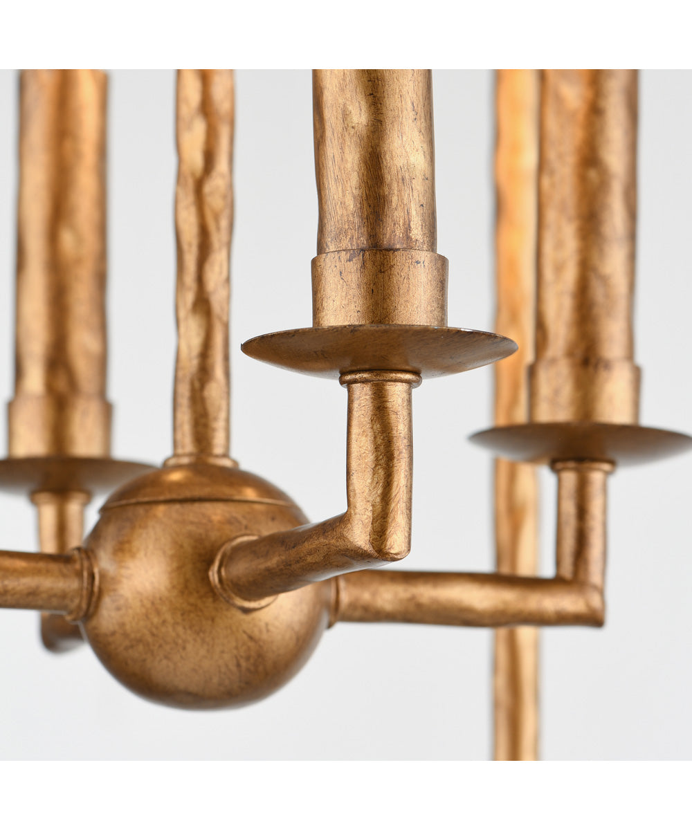 Martel 4-Light Pendant Etruscan Gold