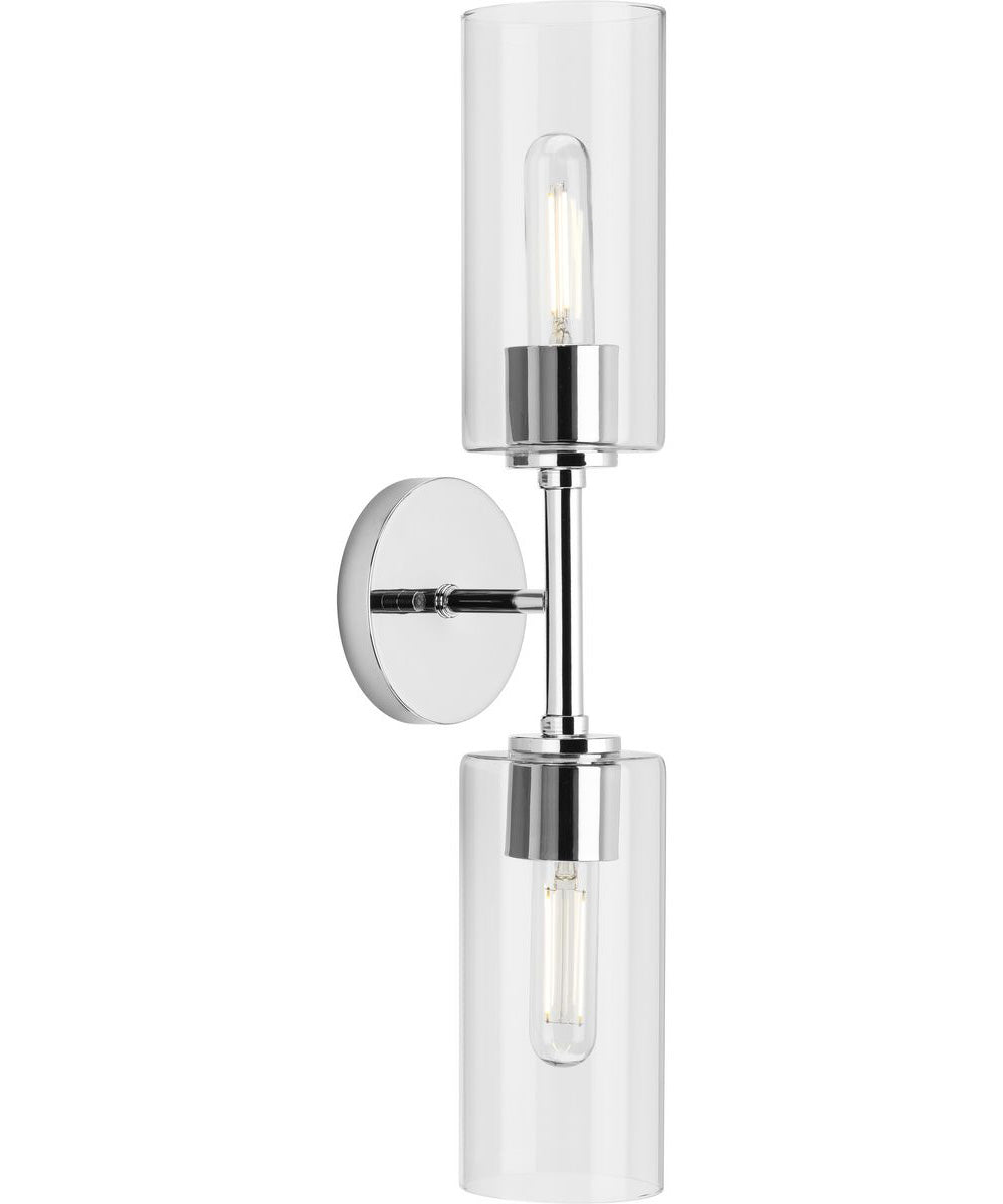 Cofield 2-Light Wall Bracket Polished Chrome