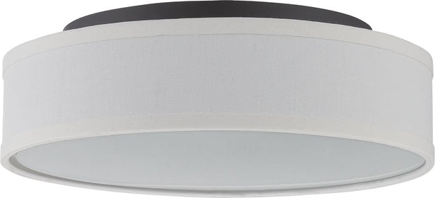 13"W Heather 1-Light LED Close-to-Ceiling Aged Bronze