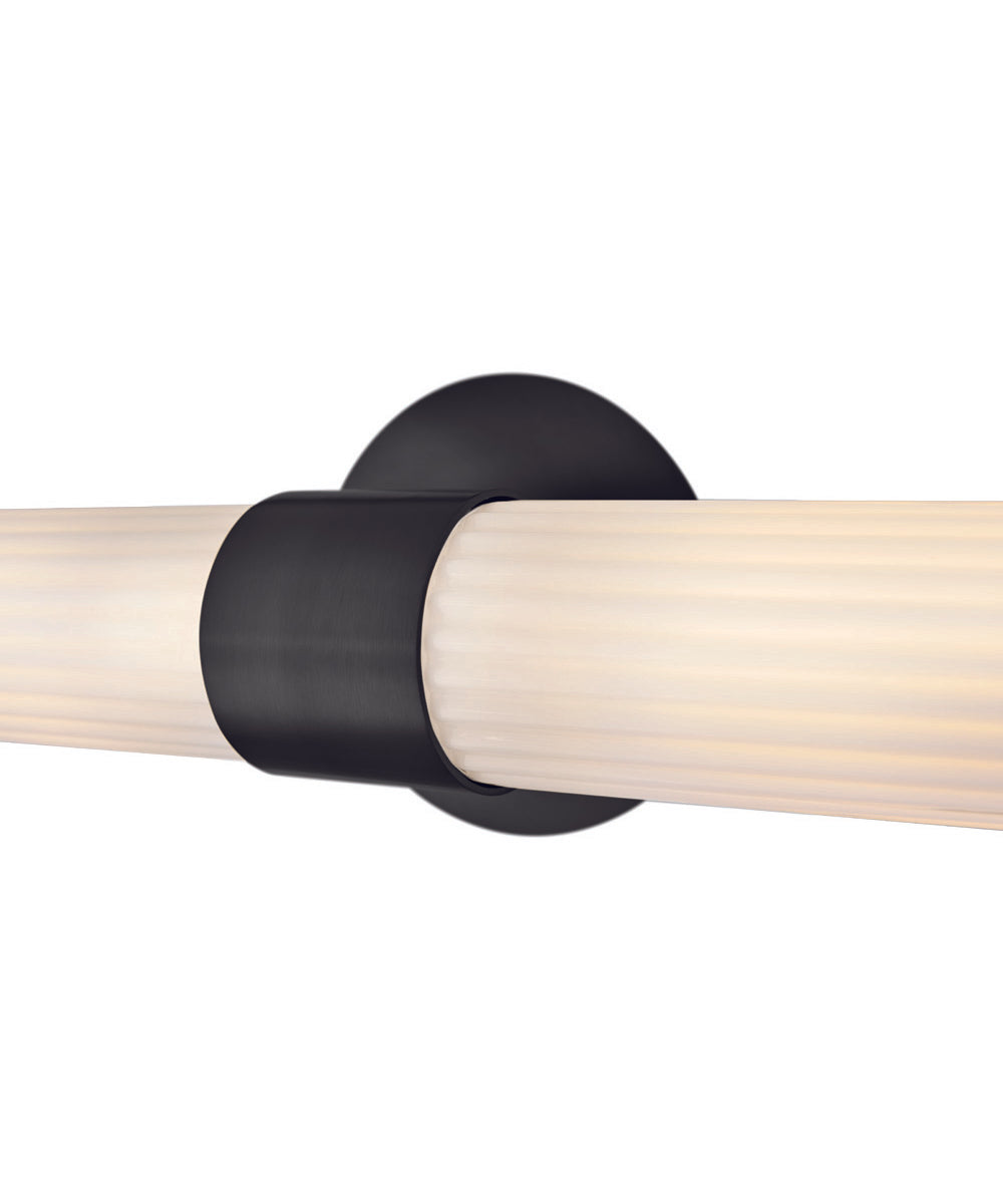 Nina 2-Light Large Two Light Sconce in Black