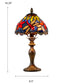 Borrdego Dragonfly  14.25 Inch  Tall Handmade Tiffany Accent Lamp
