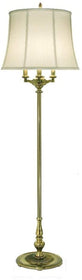 61"H Burnished Brass Signature by Stiffel Floor Lamp, 3-Way