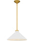 Bradbury 1-light Pendant Brushed Gold