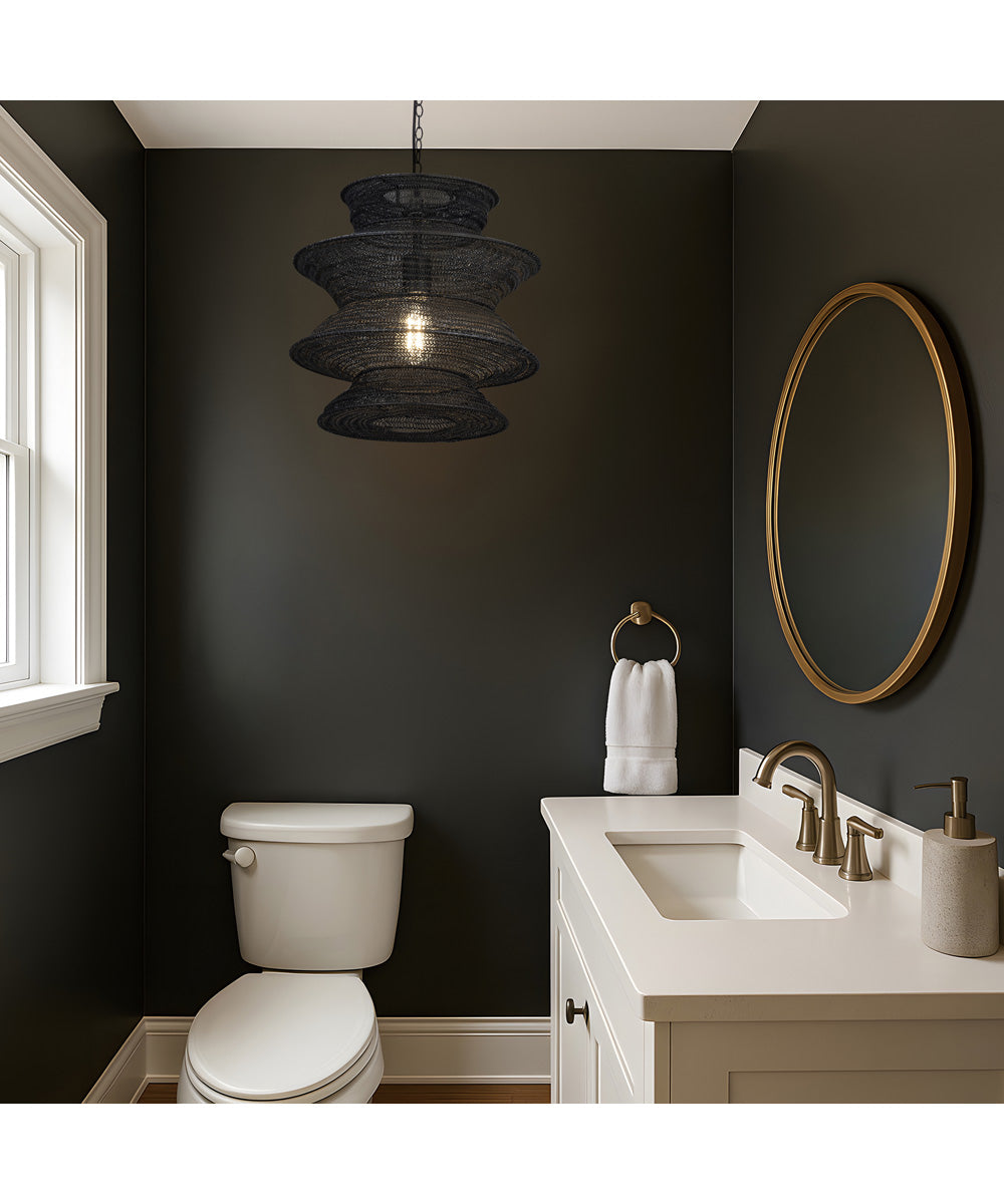 Krabi 1-Light Pendant Black