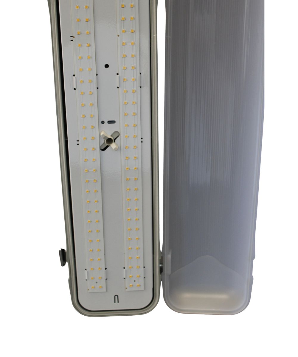 50"W Linear Vapor Tight 1-Light Integrated LED Light LightStrip Light Fixture by RP Lighting