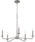 Rutherford 5-light Chandelier Satin Nickel