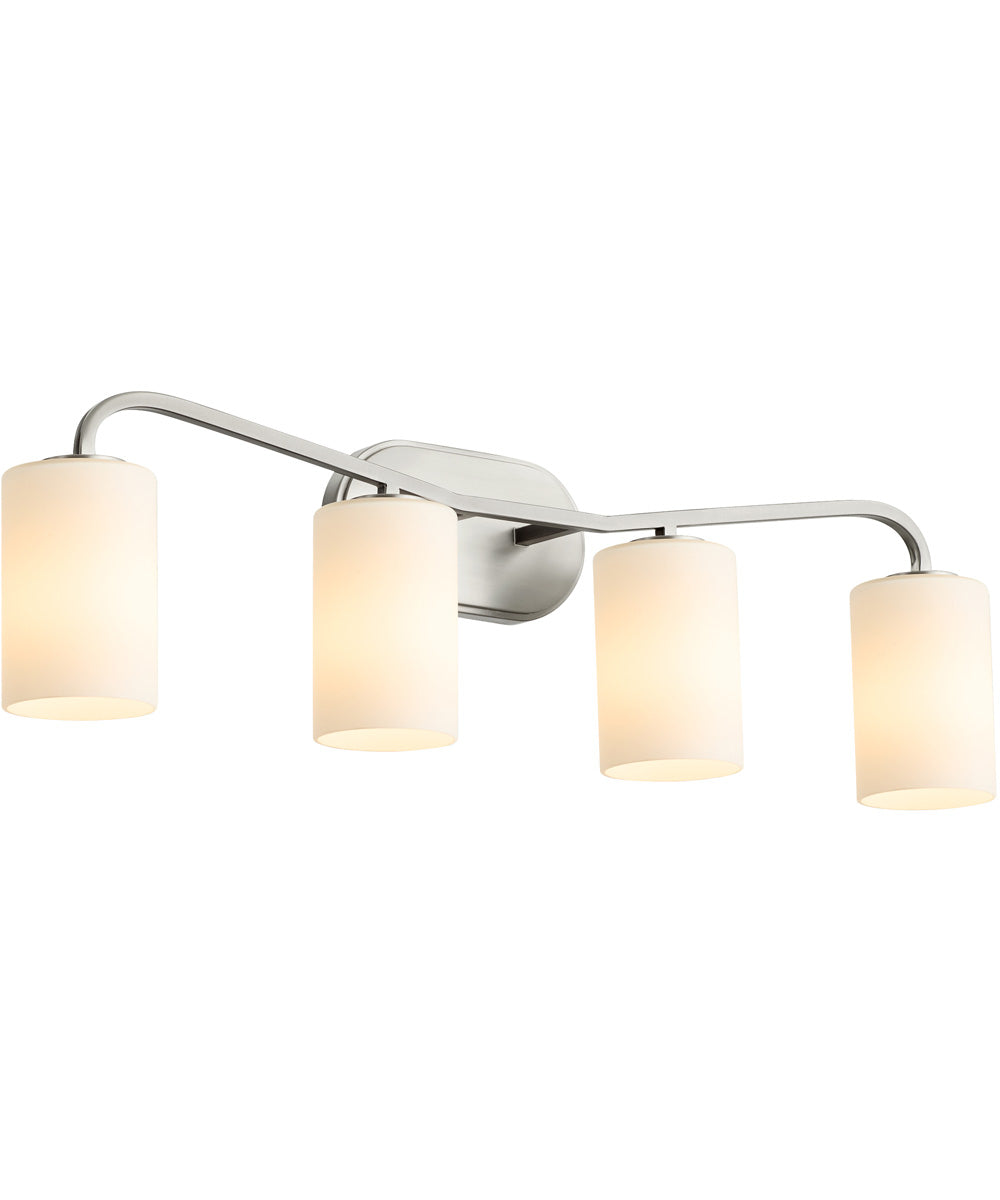 Rutherford 4-light Bath Vanity Light Satin Nickel