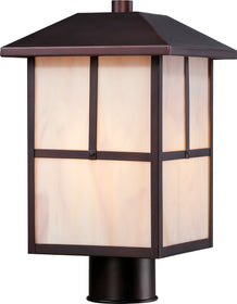 14"H Tanner 1-Light Outdoor Claret Bronze